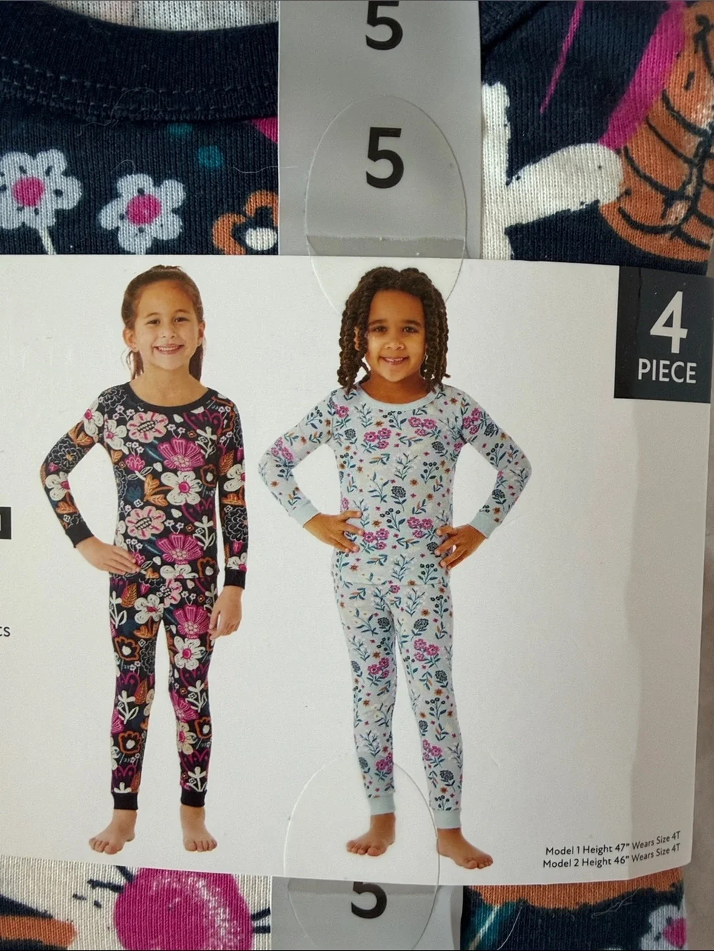 Member’s Mark Girls Organic Cotton Pajamas | Size 5